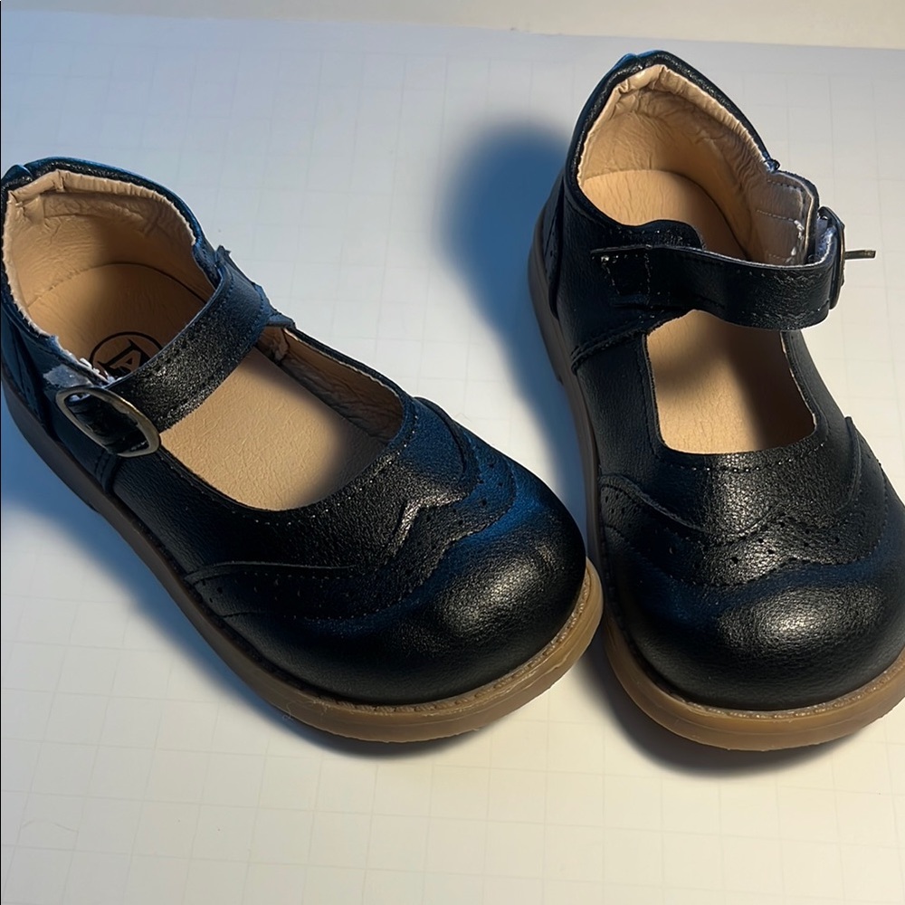 Classic Black Kids Shoes